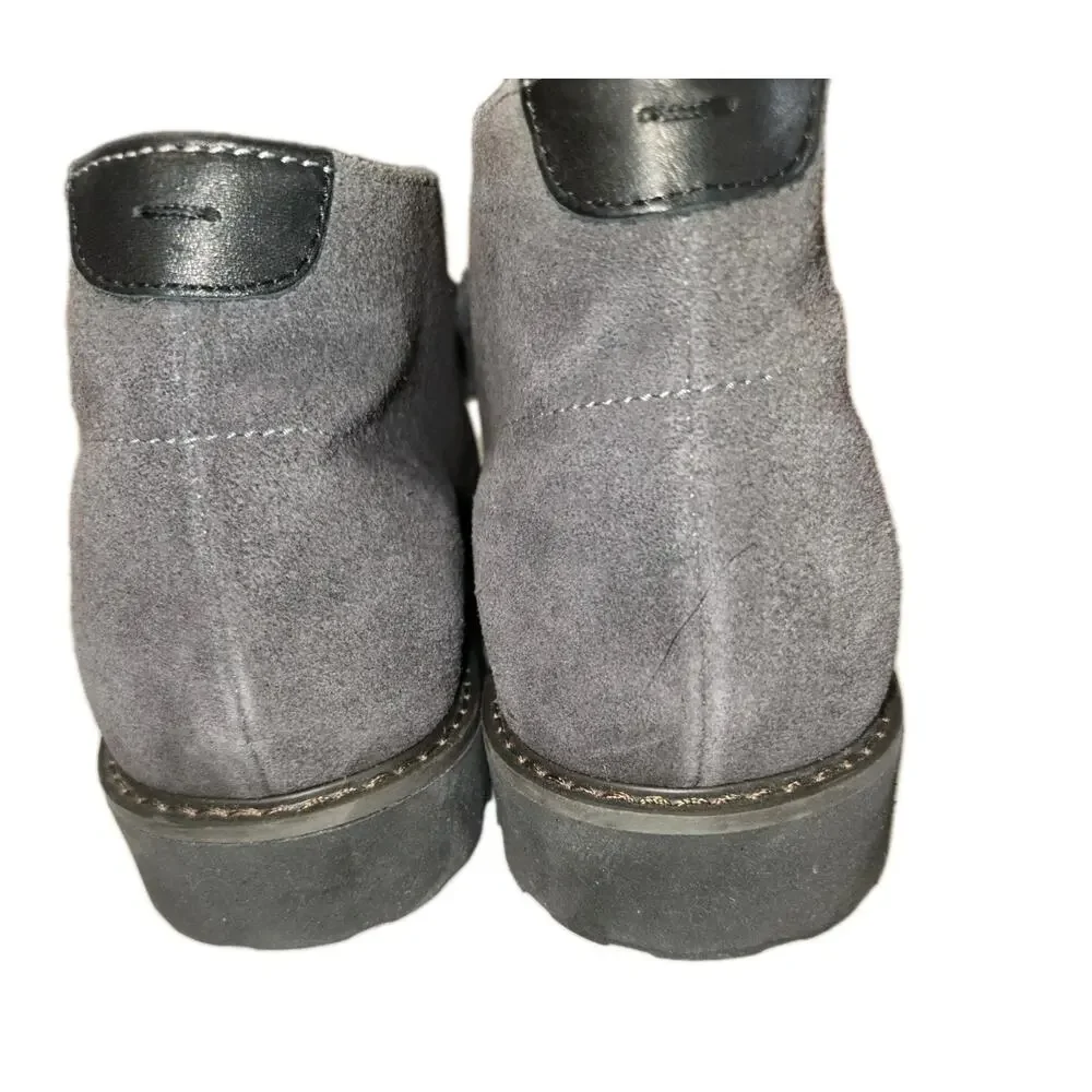 Vince Camuto Iseminger Mens Size 12 Water-Resistant Gray Suede Chukka Boots